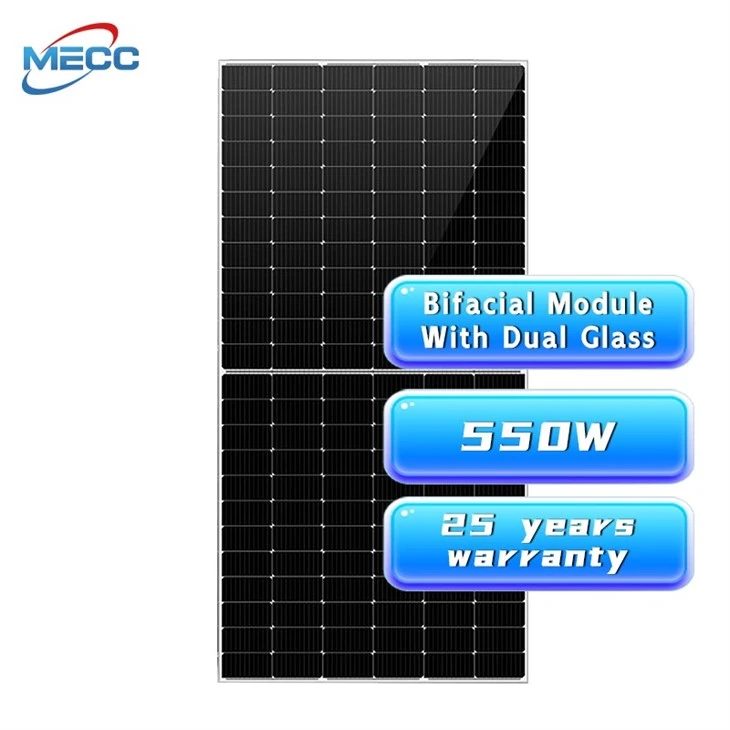 Double Glass Solar Panel 550W