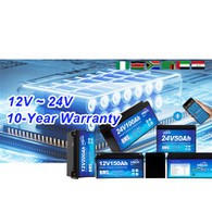 Lityòm batri pake 12V 150AH ki dire lontan