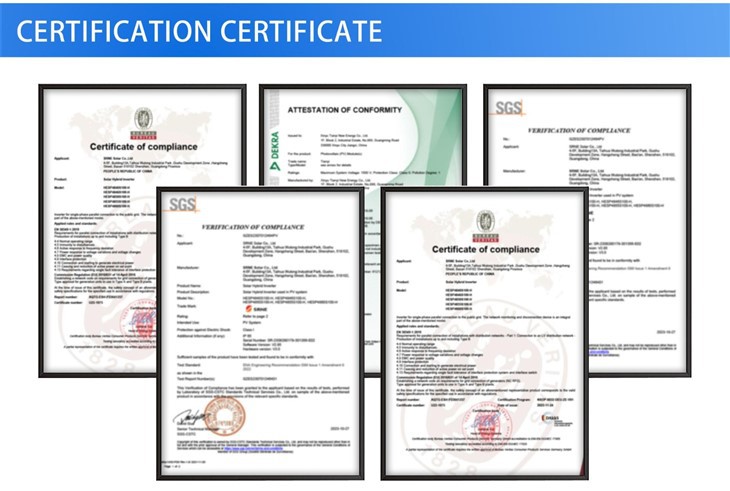 Solar Energy System All-In-One With 8kw Convenience